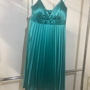 Teal dressy dress